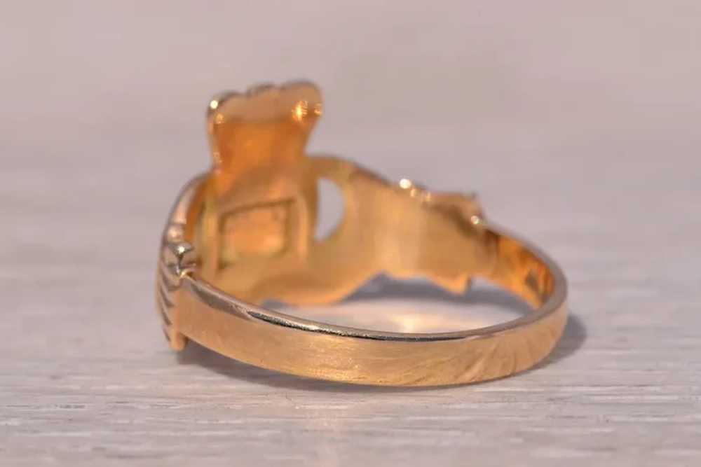 Signed Solvar Ring in Yellow Gold - image 3