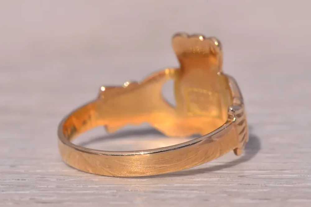 Signed Solvar Ring in Yellow Gold - image 4