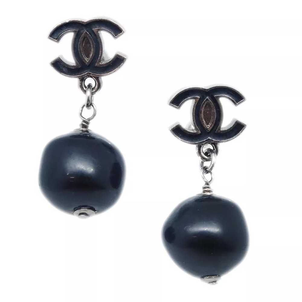 Chanel Silver earrings - image 6