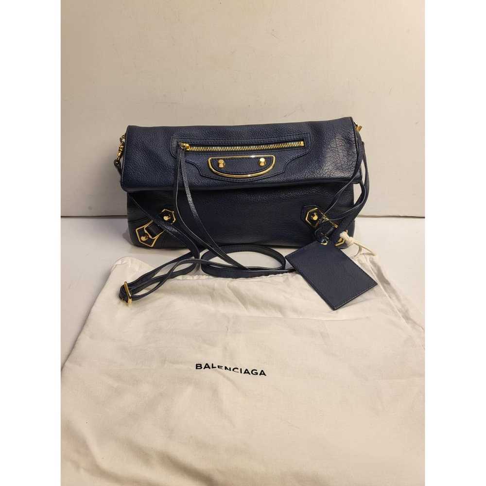 Balenciaga Classic Metalic leather handbag - image 7