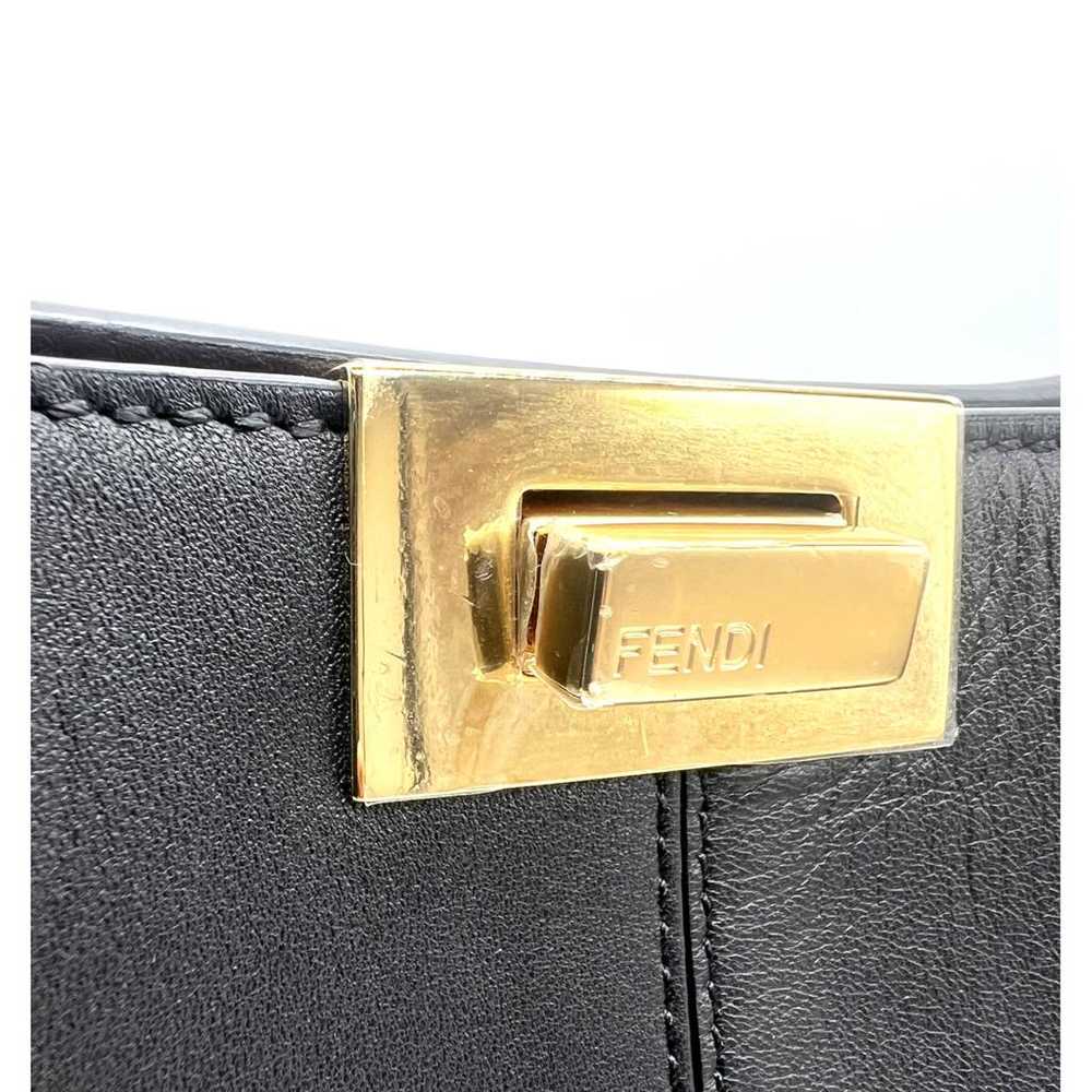 Fendi Peekaboo X-Lite leather handbag - image 8