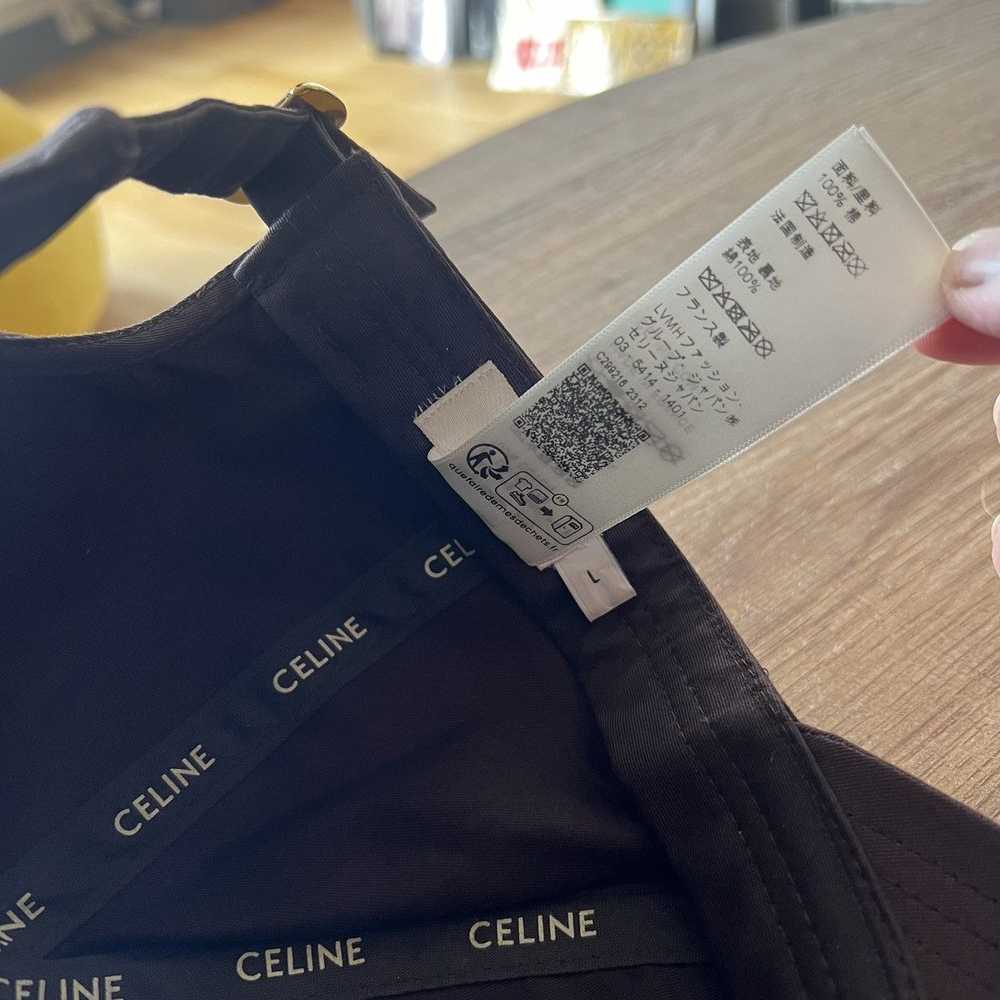 Celine Celine cc triomphe baseball cap logo hat p… - image 5