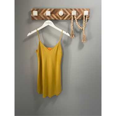 Joe Fresh Joe Fresh By Revolve mustard color Silk… - image 1