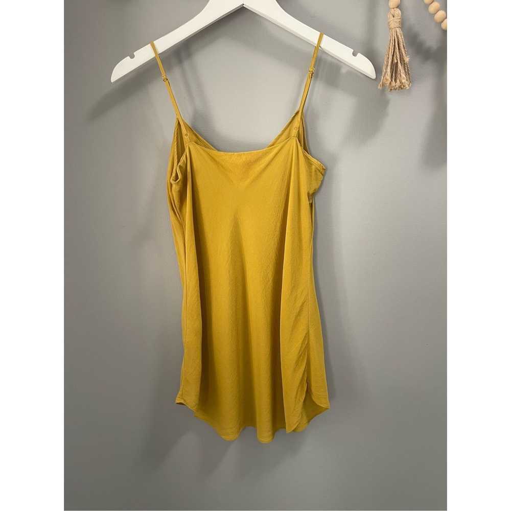 Joe Fresh Joe Fresh By Revolve mustard color Silk… - image 2