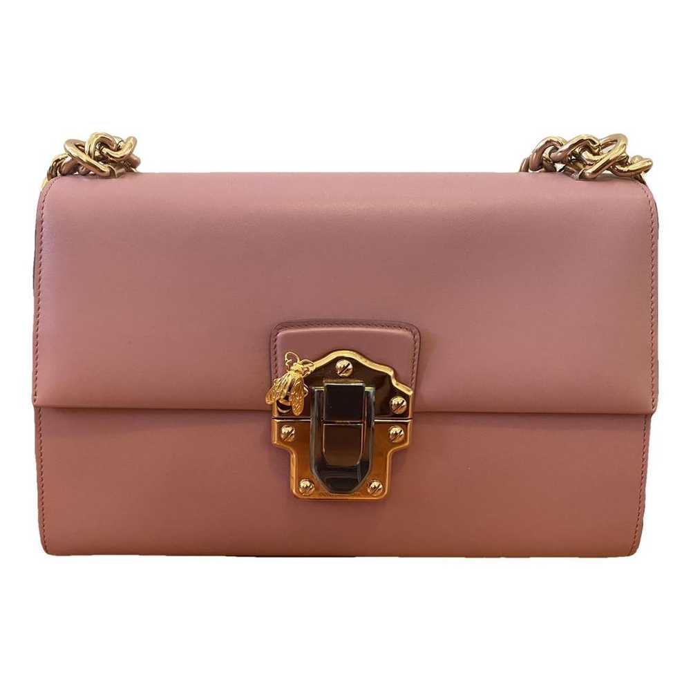 Dolce & Gabbana Lucia leather clutch bag - image 1