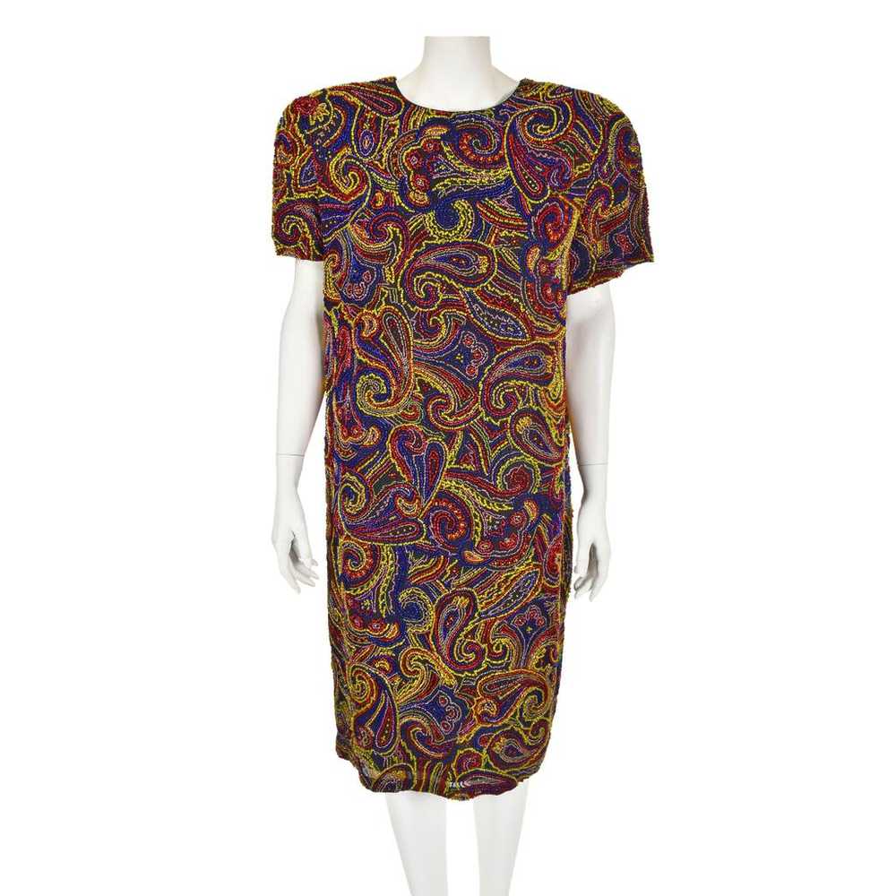 Bill Blass Silk mid-length dress - image 3