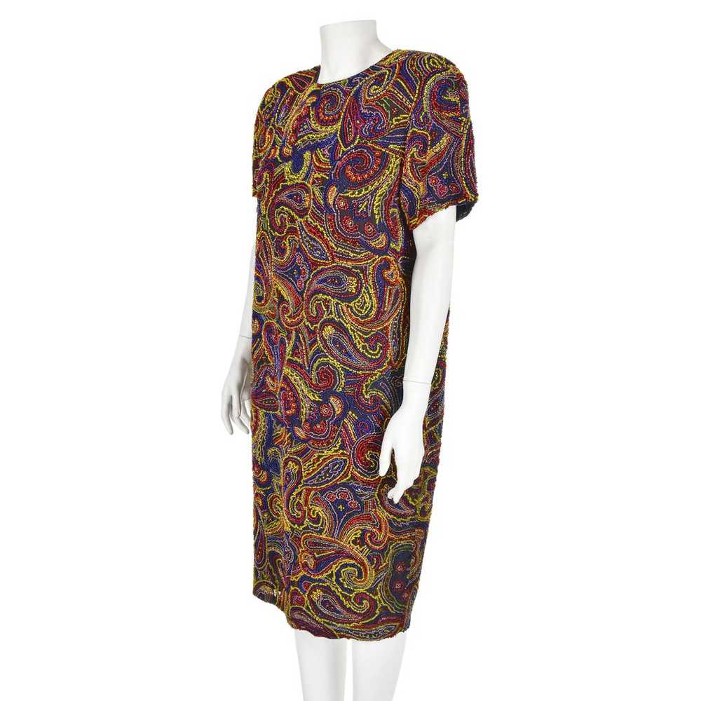 Bill Blass Silk mid-length dress - image 5