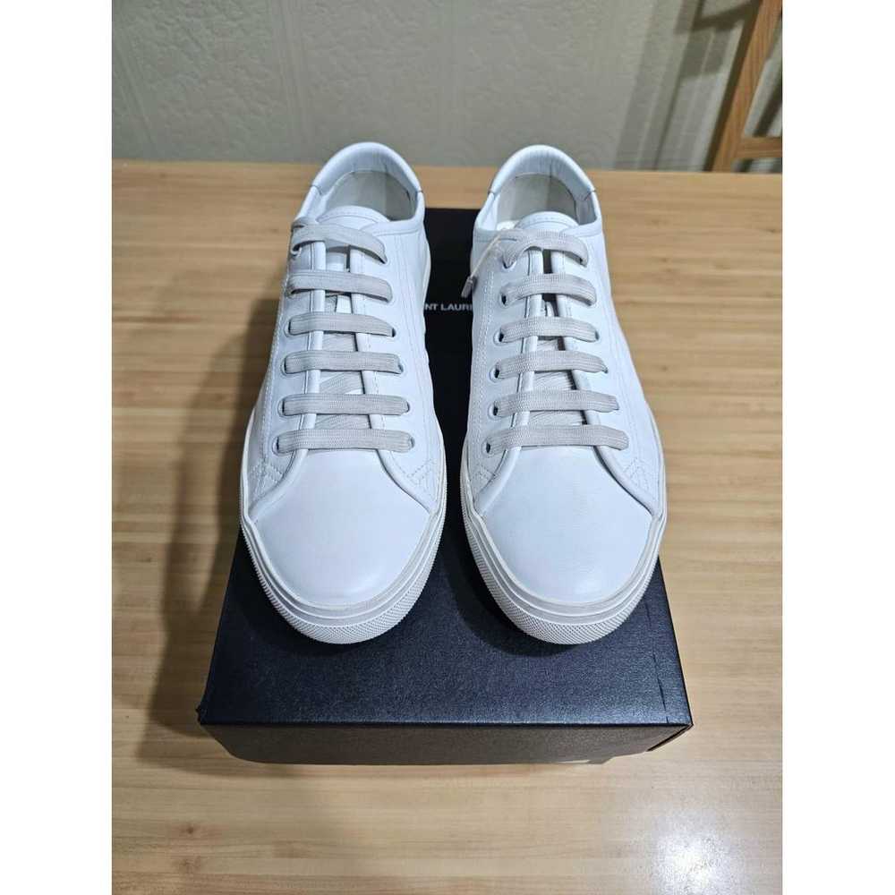 Saint Laurent Malibu leather low trainers - image 4