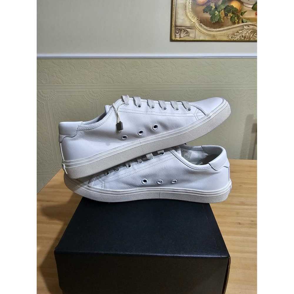 Saint Laurent Malibu leather low trainers - image 5