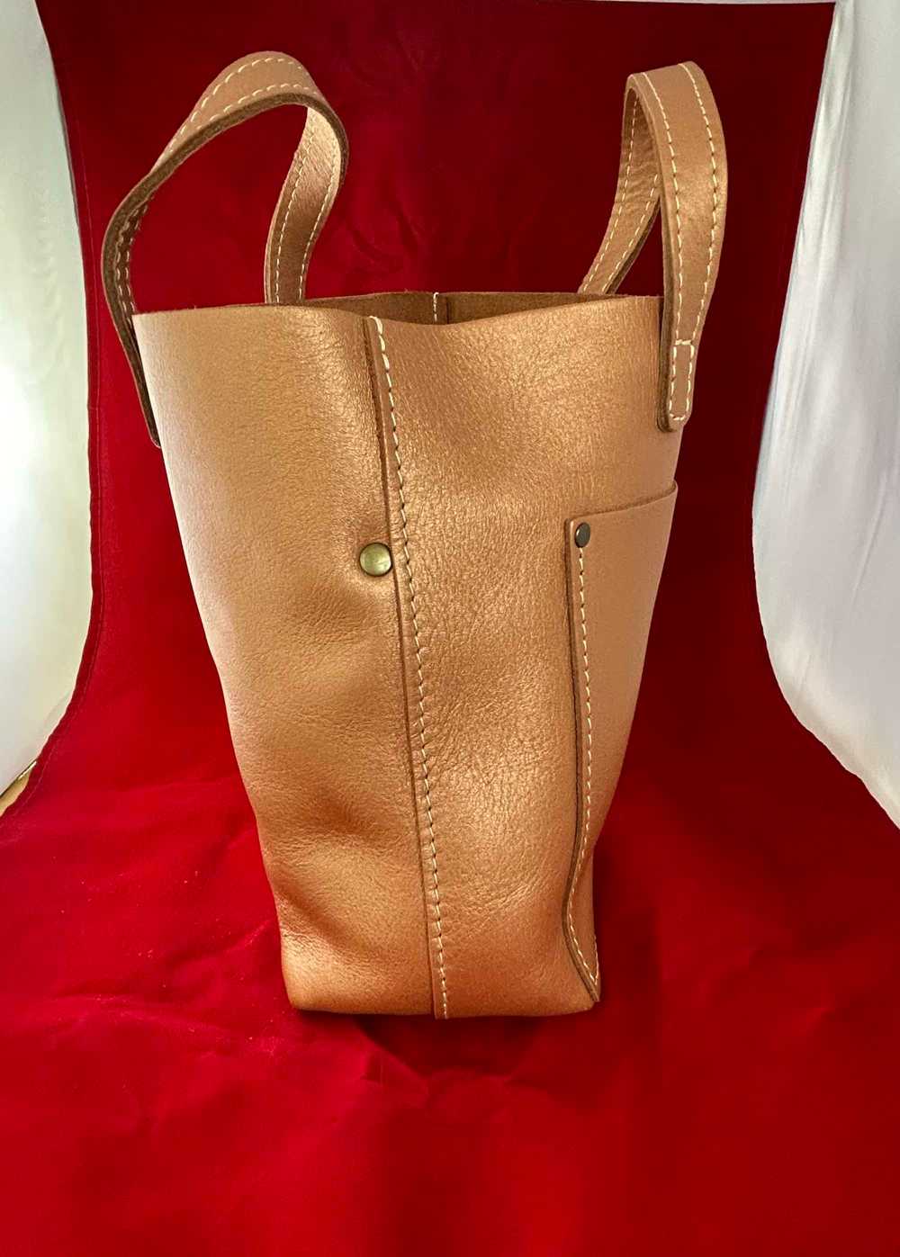 Portland Leather Mini Crossbody Tote - image 3