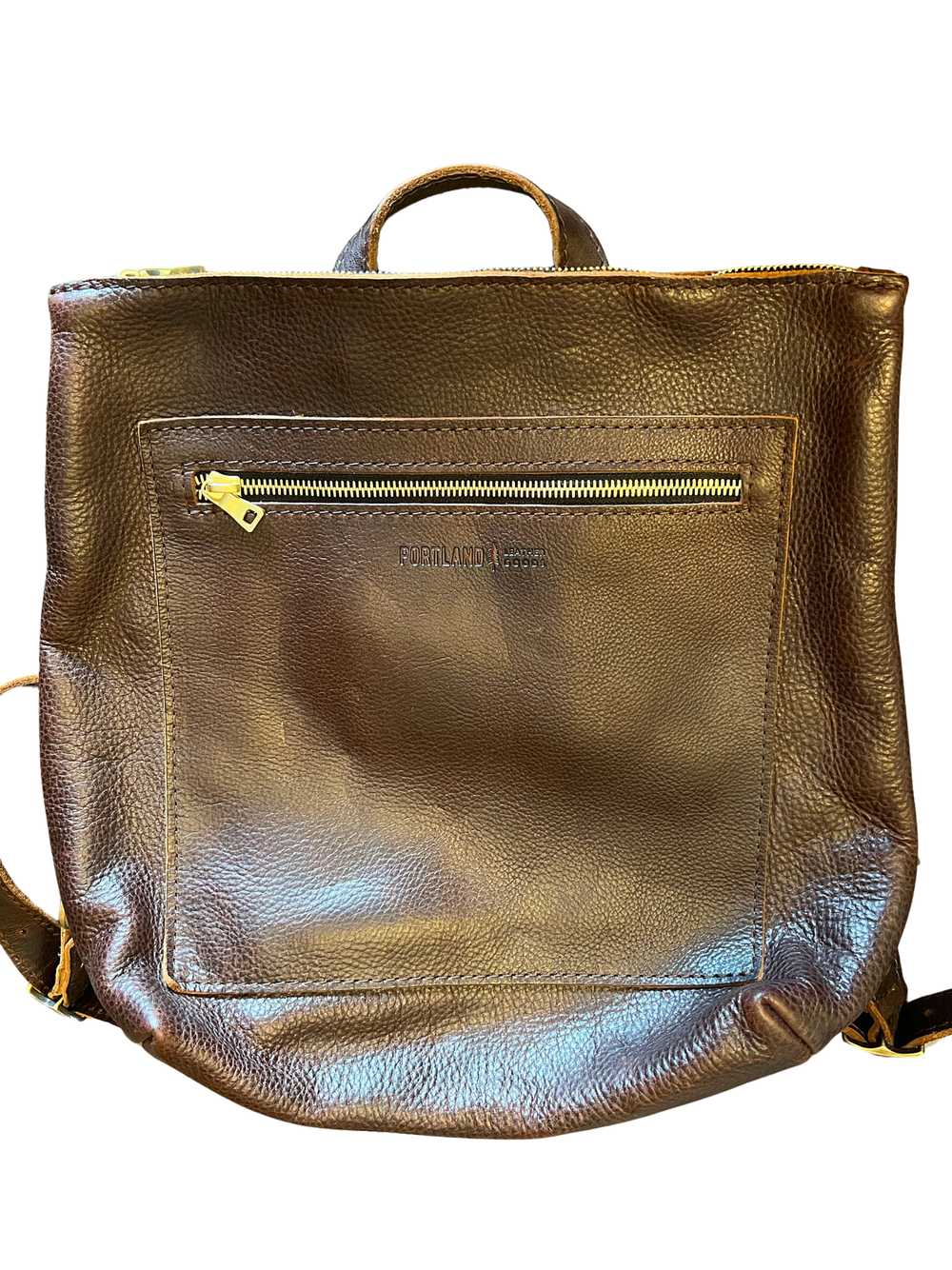 Portland Leather Tote Backpack - image 1