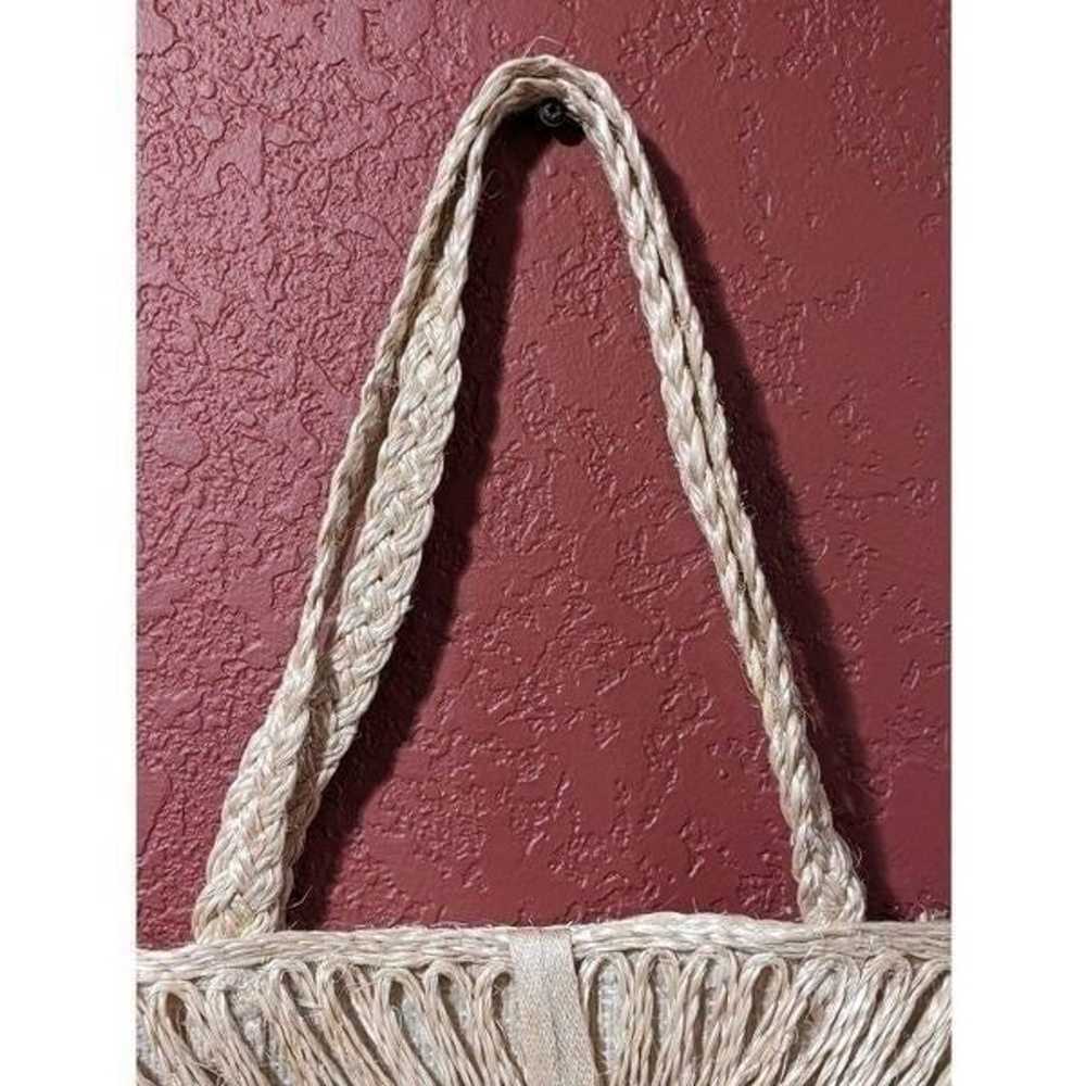 NWOT vintage 1970s hippie boho bag,tote by Bazaar - image 3