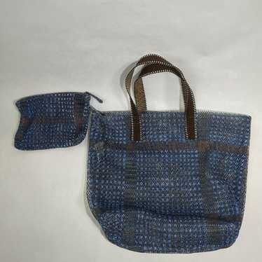 EPICE Mesh Bag Tote with Cubic Pattern Pouch Beau… - image 1