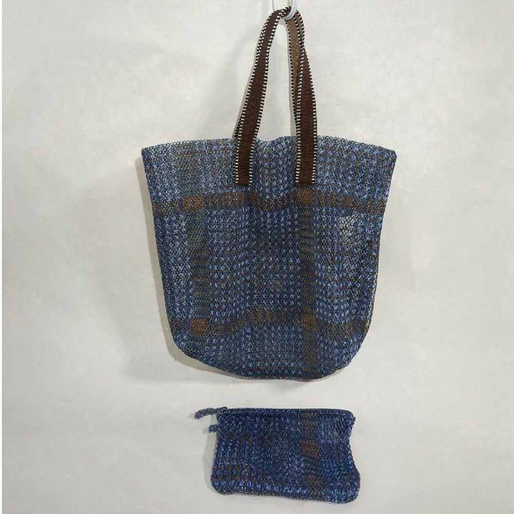 EPICE Mesh Bag Tote with Cubic Pattern Pouch Beau… - image 2