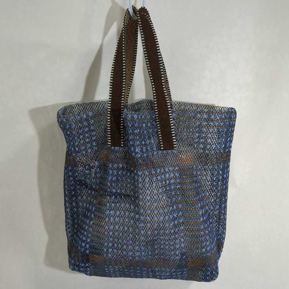 EPICE Mesh Bag Tote with Cubic Pattern Pouch Beau… - image 5