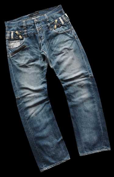 Japanese Brand Dominate Double Waist Jeans