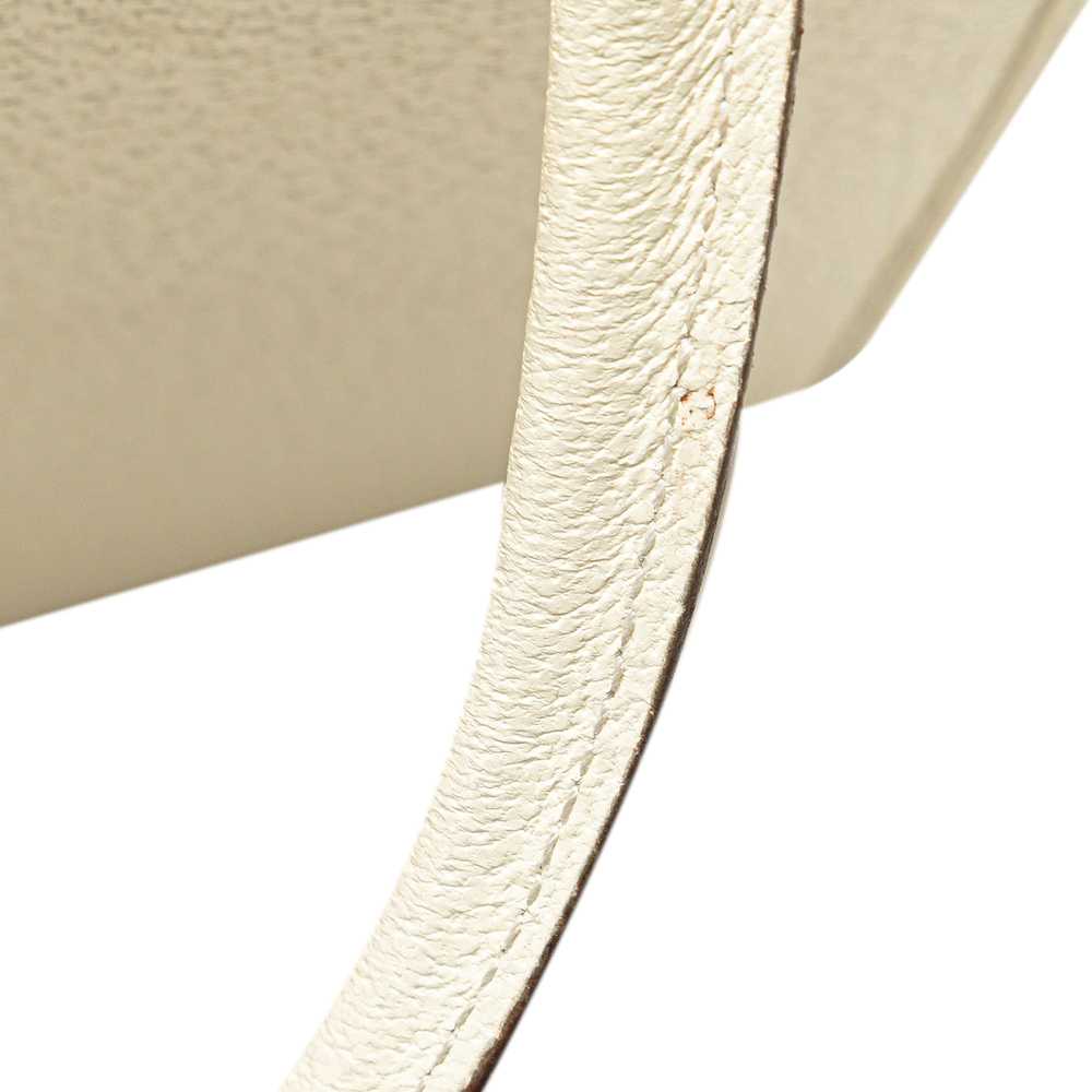 White Gucci Leather Jackie Handbag - image 10