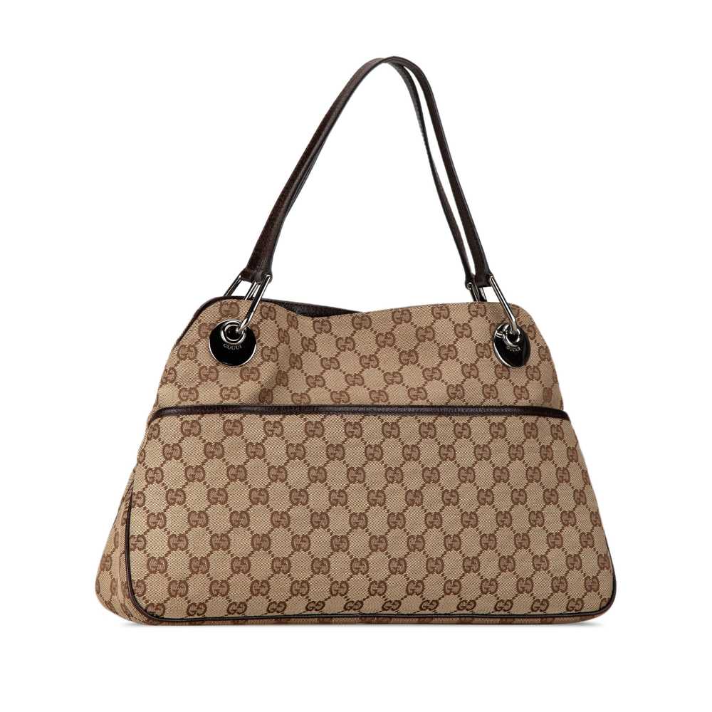 Brown Gucci GG Canvas Eclipse Shoulder Bag - image 2