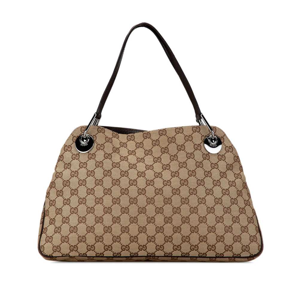 Brown Gucci GG Canvas Eclipse Shoulder Bag - image 3