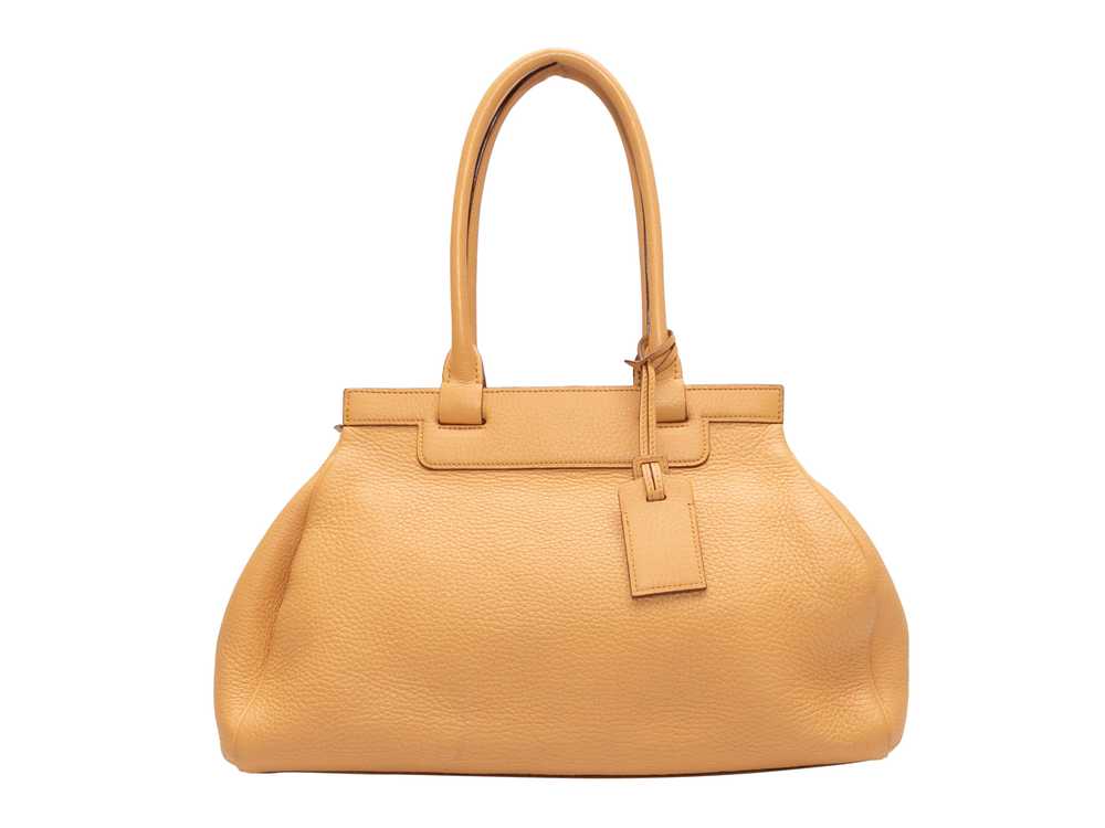 Tan Moynat Leather Pauline Shoulder Bag - image 1