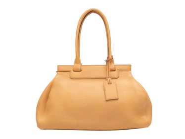 Tan Moynat Leather Pauline Shoulder Bag - image 1