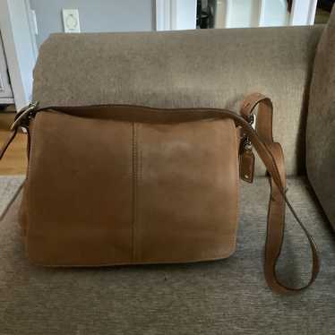 Vintage Coach Hampton flip crossbody