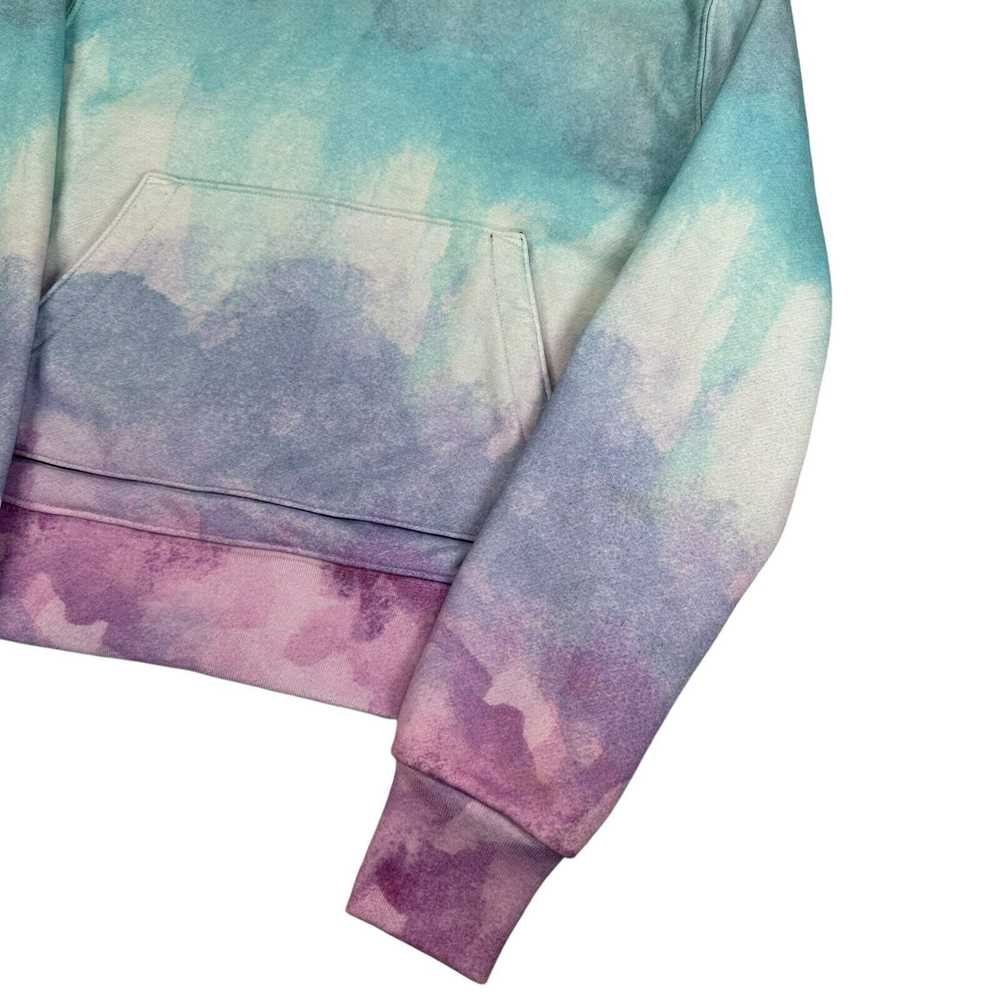 Amiri Amiri Size S Sweatshirt Blue Tie-Dye Rainbo… - image 9