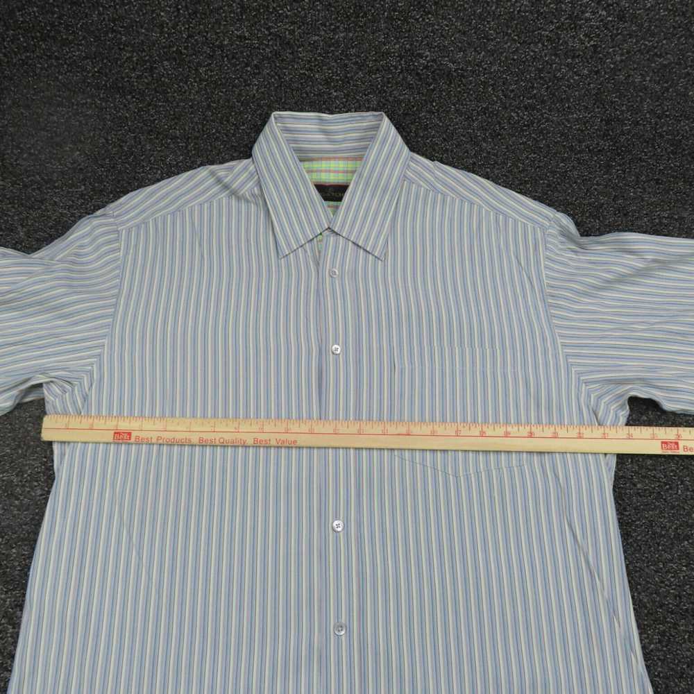 Bugatchi Bugatchi Uomo Shirt Adult Large Blue & G… - image 2