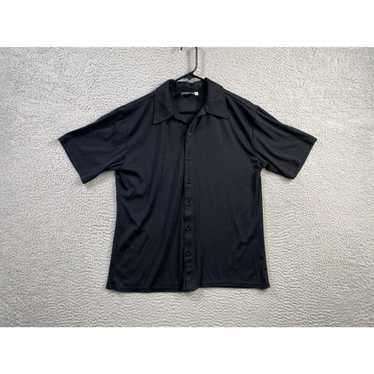 Vintage Vintage Positano Shirt Mens Medium Black … - image 1