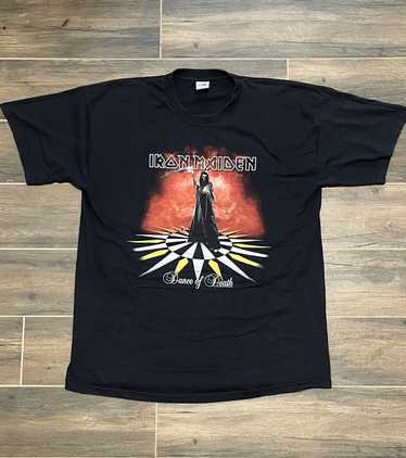 Vintage Y2K Iron good Maiden Dance Of Death Double Sided Tee