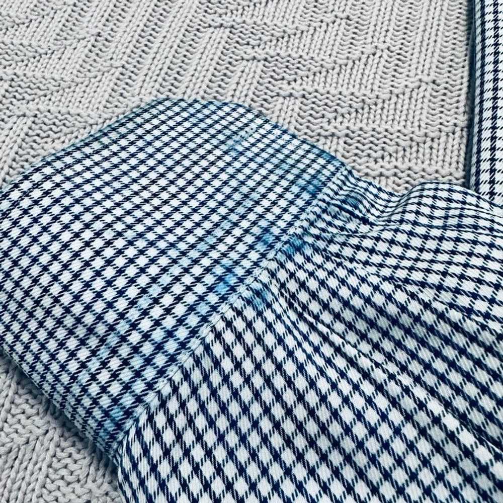 Canali Canali blue plaid button down - image 9