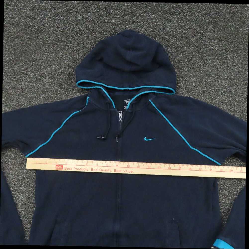 Nike Navy Blue Hooded Long Sleeve Full Zip Runnin… - image 2