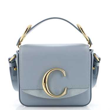 CHLOE C Flap Bag Leather Mini