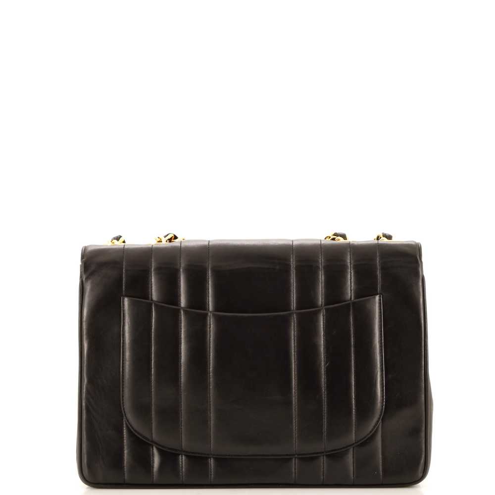 CHANEL Vintage Classic Single Flap Bag Vertical Q… - image 3