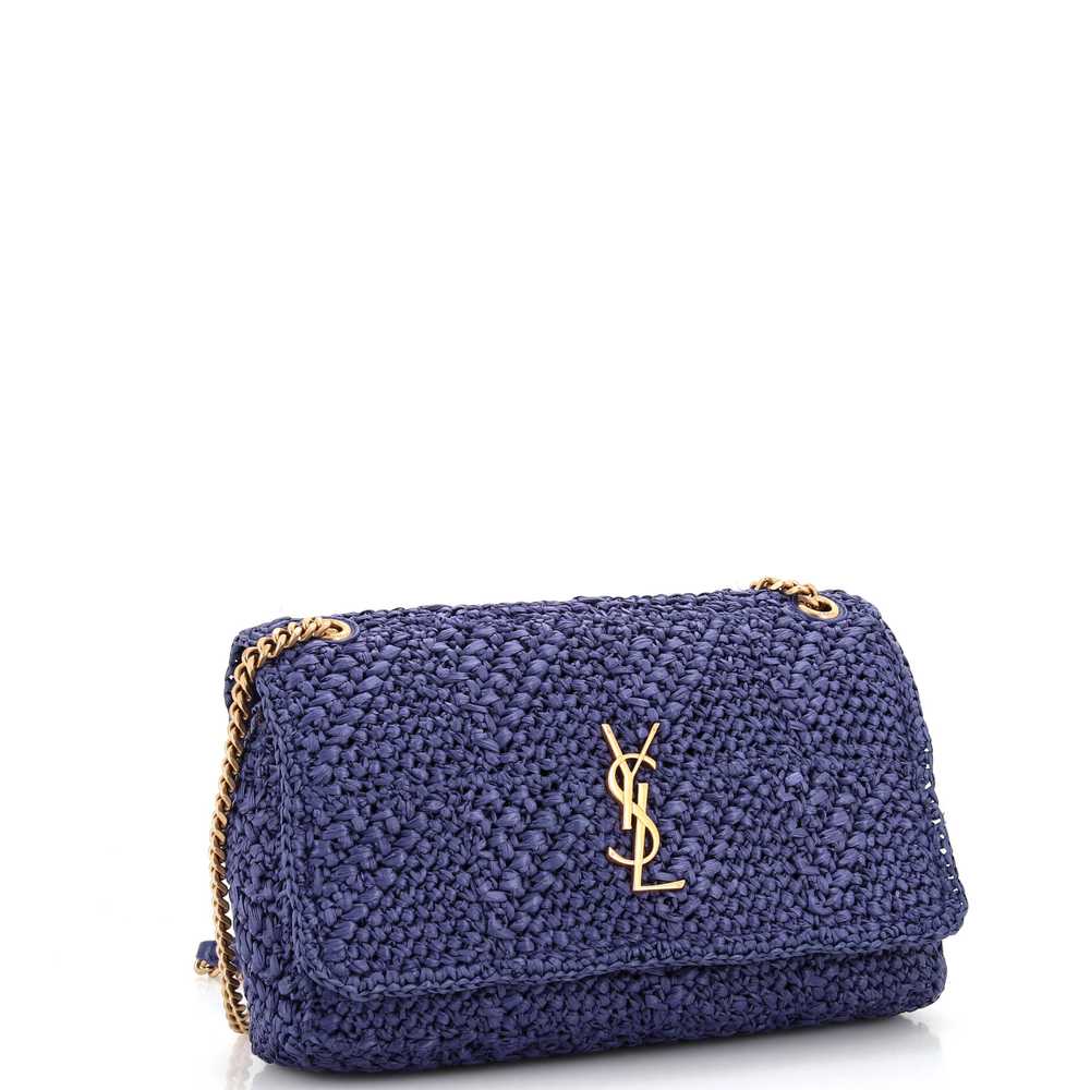 Saint Laurent Jamie Flap Bag Crochet Raffia Medium - image 2