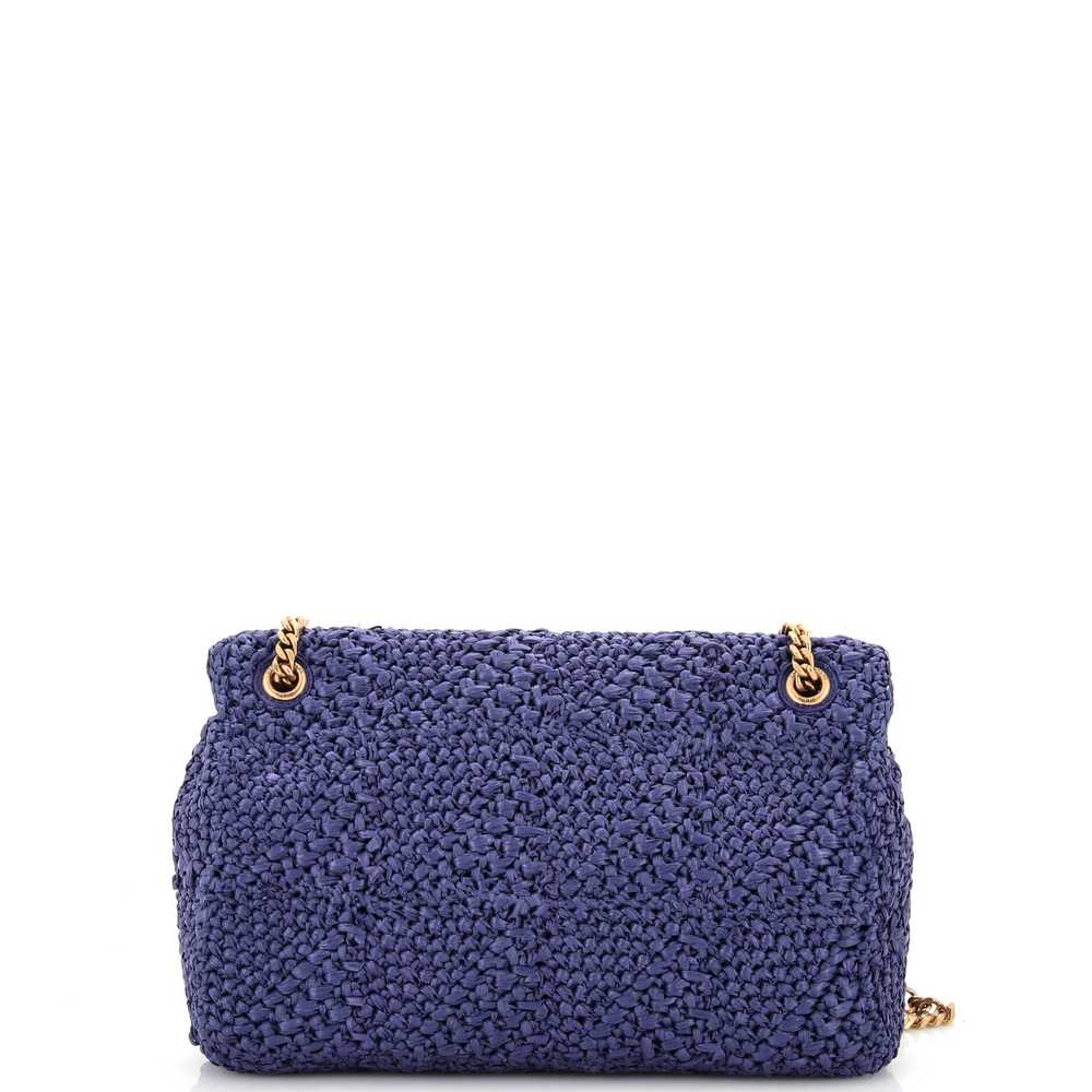 Saint Laurent Jamie Flap Bag Crochet Raffia Medium - image 3