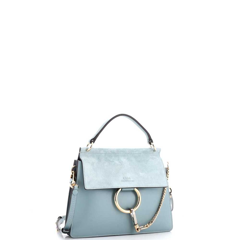 CHLOE Faye Top Handle Bag Leather and Suede Small - image 2