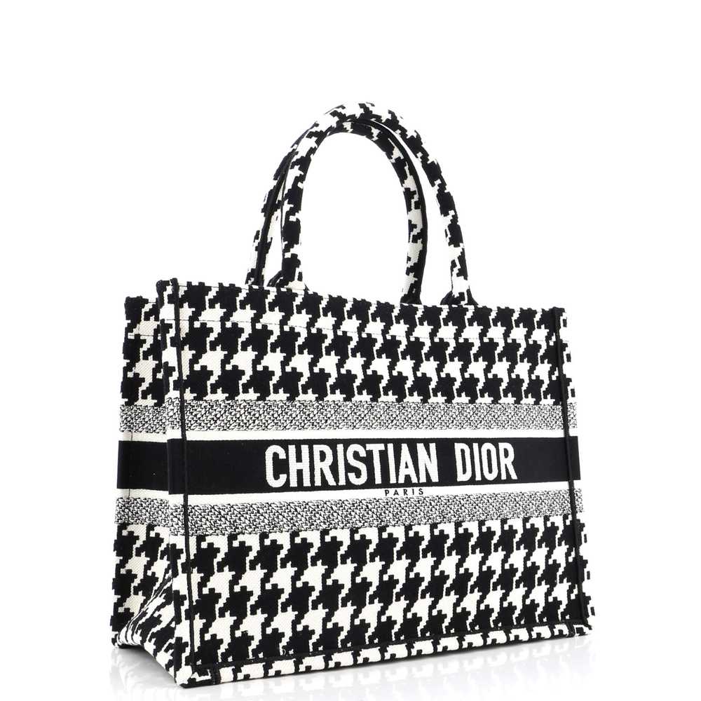 Christian Dior Book Tote Houndstooth Canvas Medium - image 2