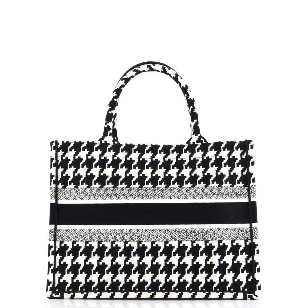 Christian Dior Book Tote Houndstooth Canvas Medium - image 3