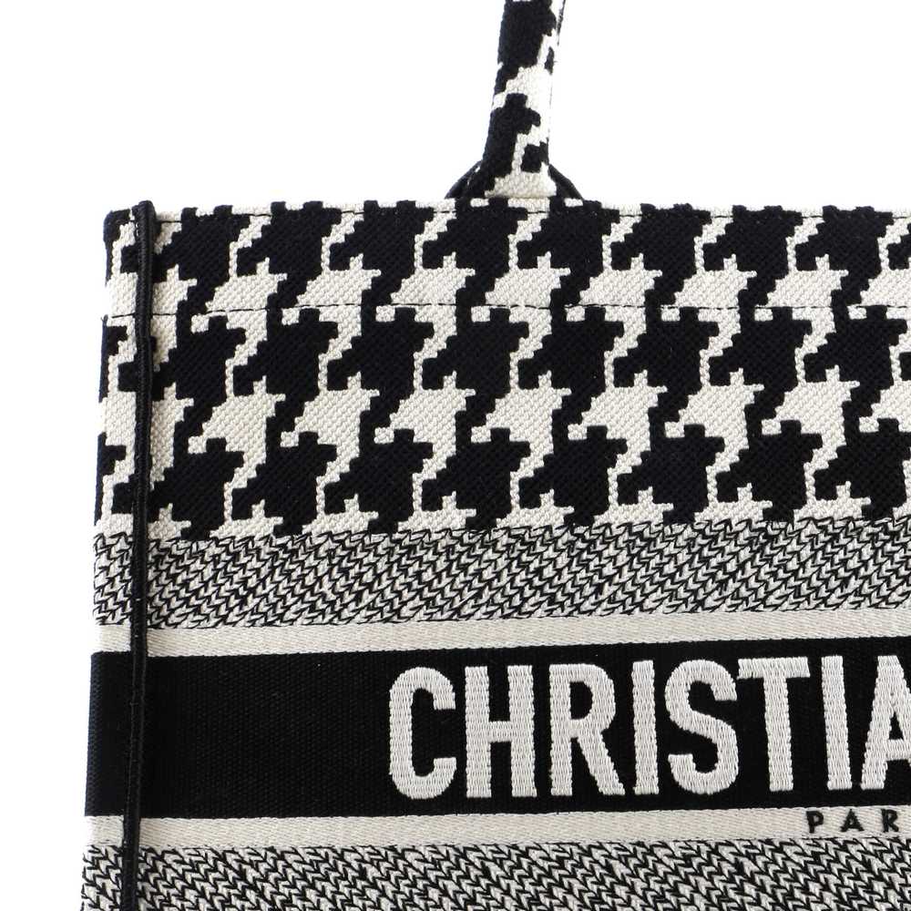 Christian Dior Book Tote Houndstooth Canvas Medium - image 6