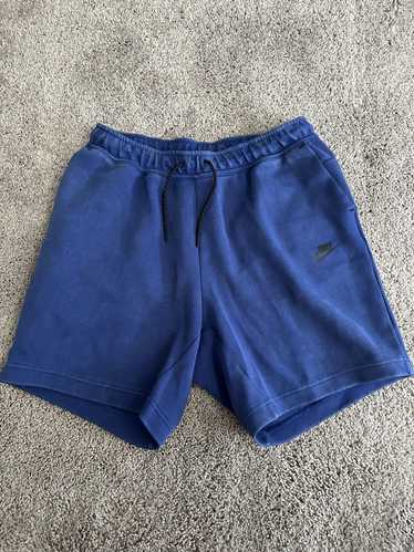 Nike Mens Nike Sportswear Tech Fleece Shorts Blue 