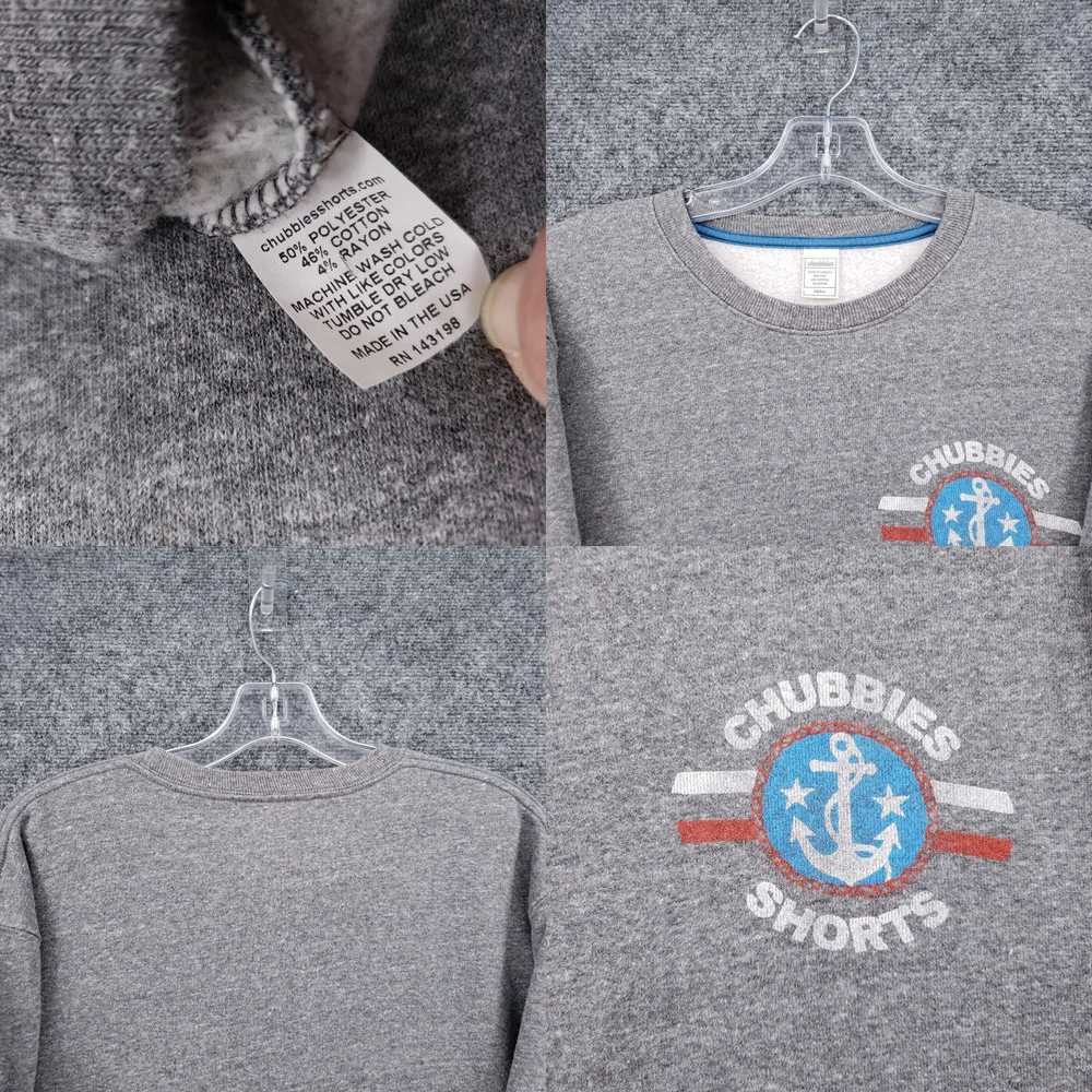 Chubbies Chubbies Short Sweatshirt Mens S Small G… - image 4