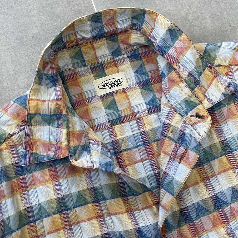 Missoni Missoni Multicolor Button Shirt Size XL - image 11