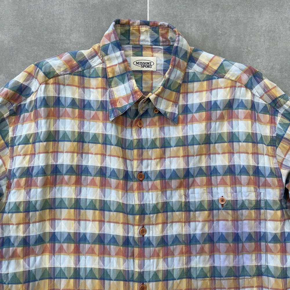 Missoni Missoni Multicolor Button Shirt Size XL - image 8