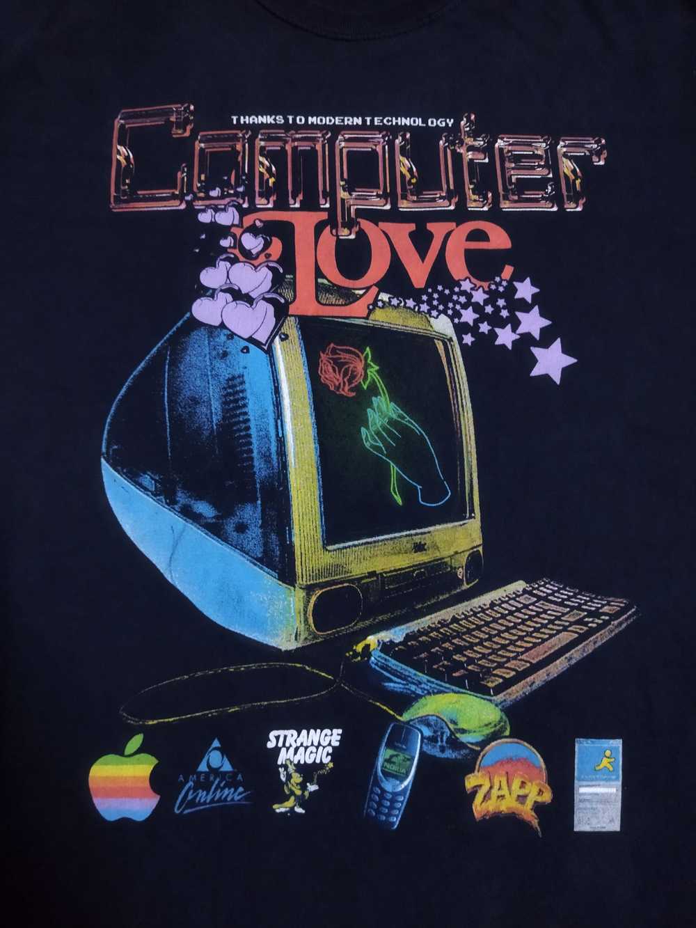 Vintage Vintage Apple iMac X Nokia Tee - image 3