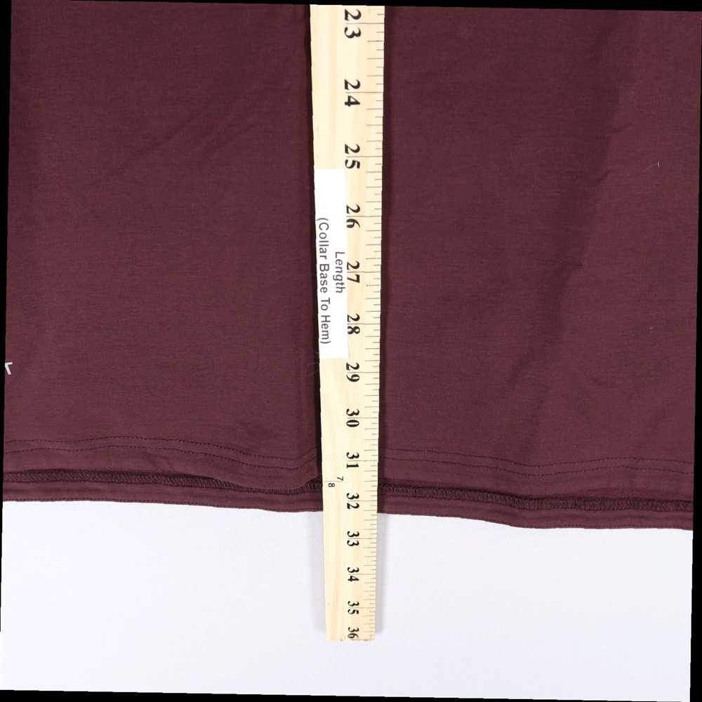 Asics Maroon Long Sleeve Split Hem Mens XXL Crew … - image 6