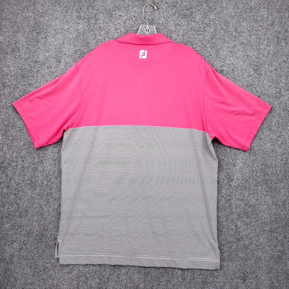 Footjoy FJ Footjoy Polo Shirt Men L Large Pink Sh… - image 2