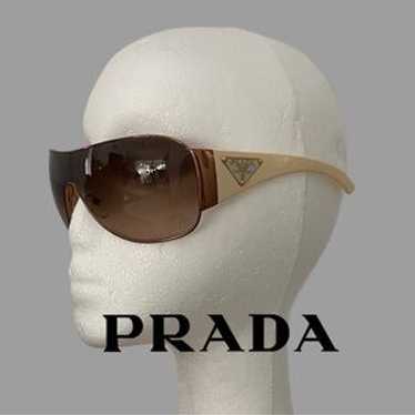 PRADA アーカイブ SPR03A アイウェア カーキ y2k PRADA アーカイブ SPR03A アイウェア カーキ y2k