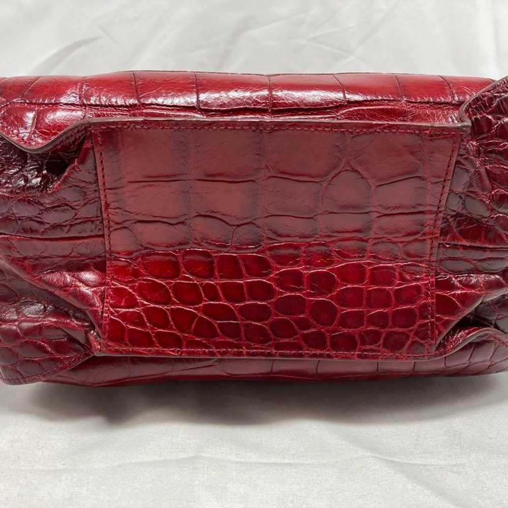 FURLA Handbag Leather Genuine Leather Red - image 5