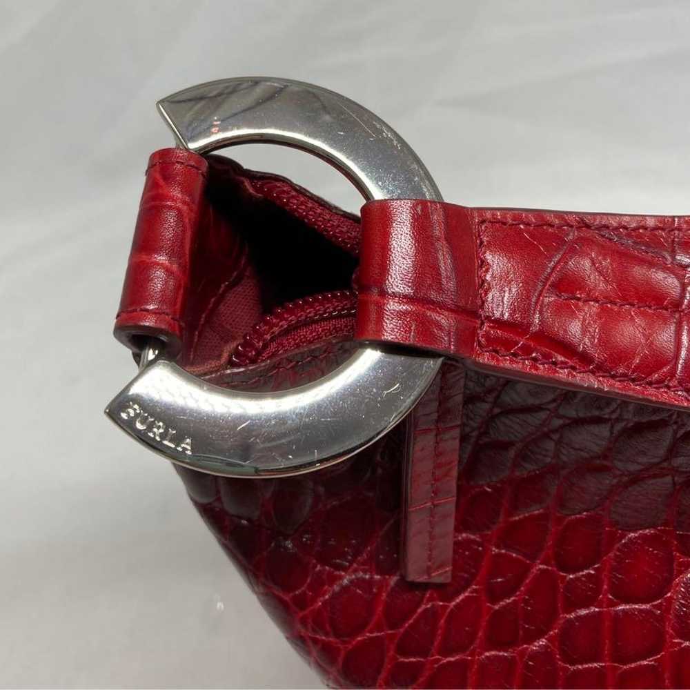 FURLA Handbag Leather Genuine Leather Red - image 7